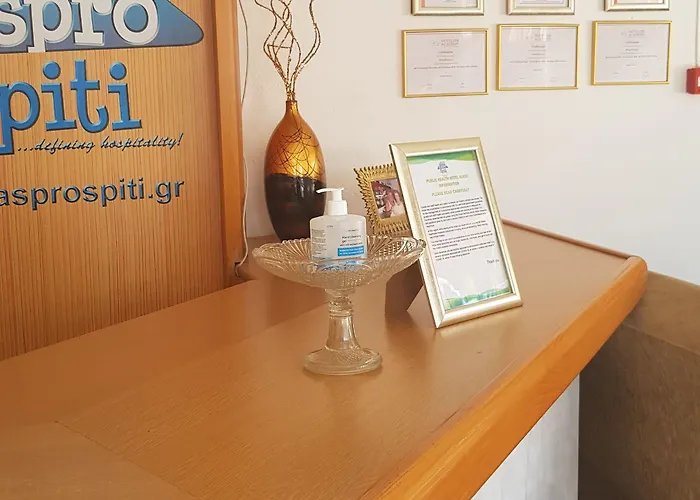 Lägenhetshotell Aspro Spiti Tigaki